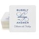 Bubbly is the Answer Square Coasters Image 4 of 5